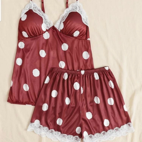 Polka Dot Pajama Set - Picture 2 of 4